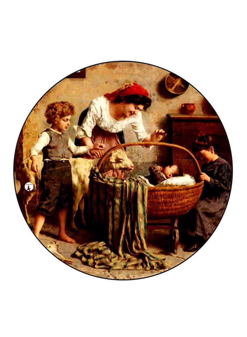 RKN Vintage Art Printed Fridge Magnet Multicolour - Image 2