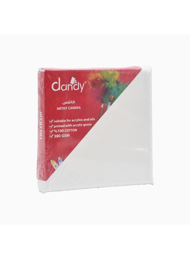 DANDY White Canvas Painting Board 10*10 cm - Image 2