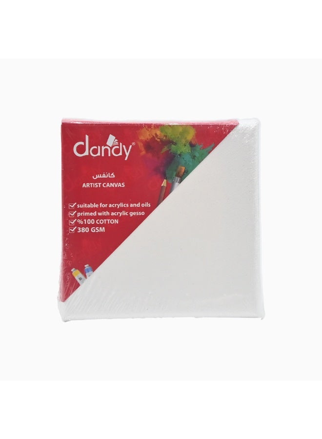 DANDY White Canvas Painting Board 10*10 cm - Image 1