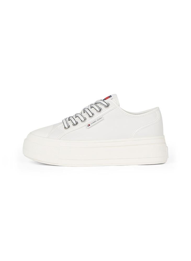 TOMMY JEANS Logo Detail Lace Up Low Top Sneakers  - Image 2