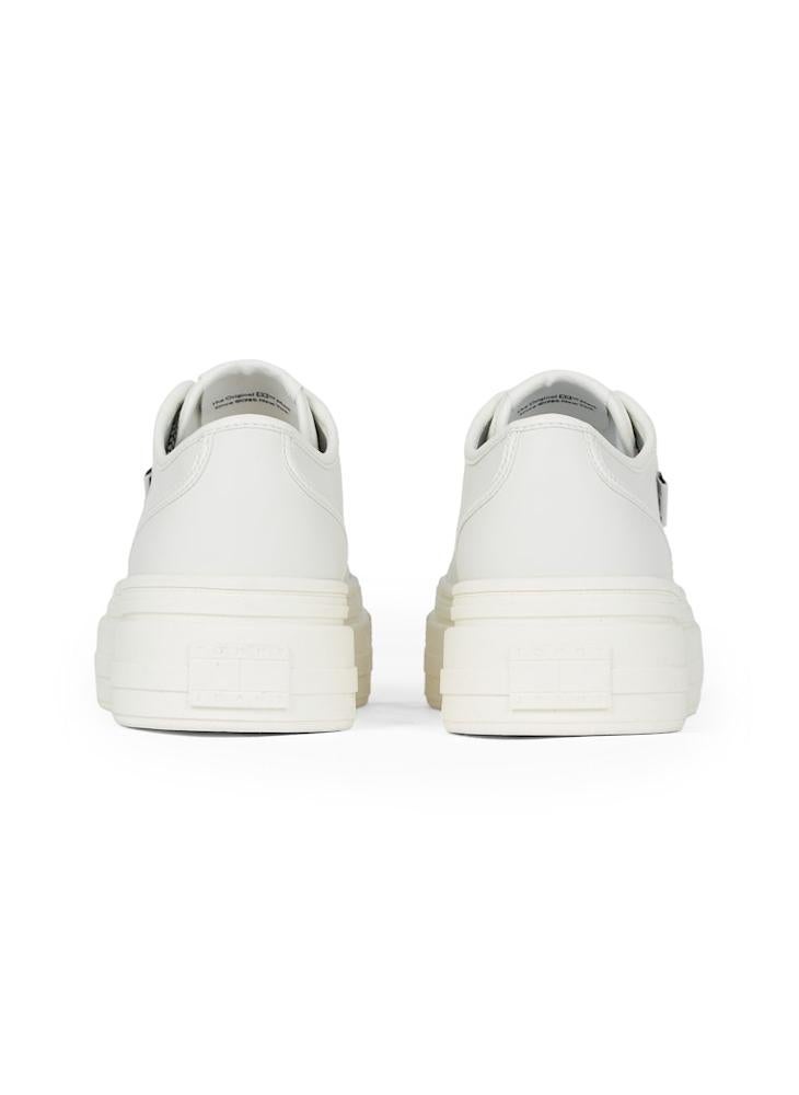 TOMMY JEANS Logo Detail Lace Up Low Top Sneakers  - Image 4