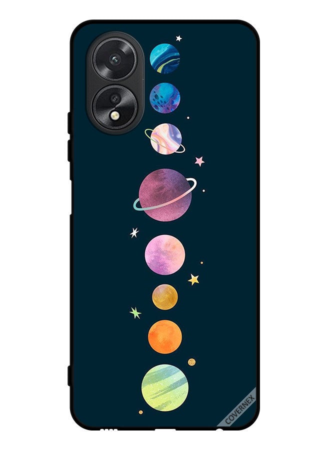 Covernex Protective Case Cover For Oppo A38 Space & Stars - Image 1