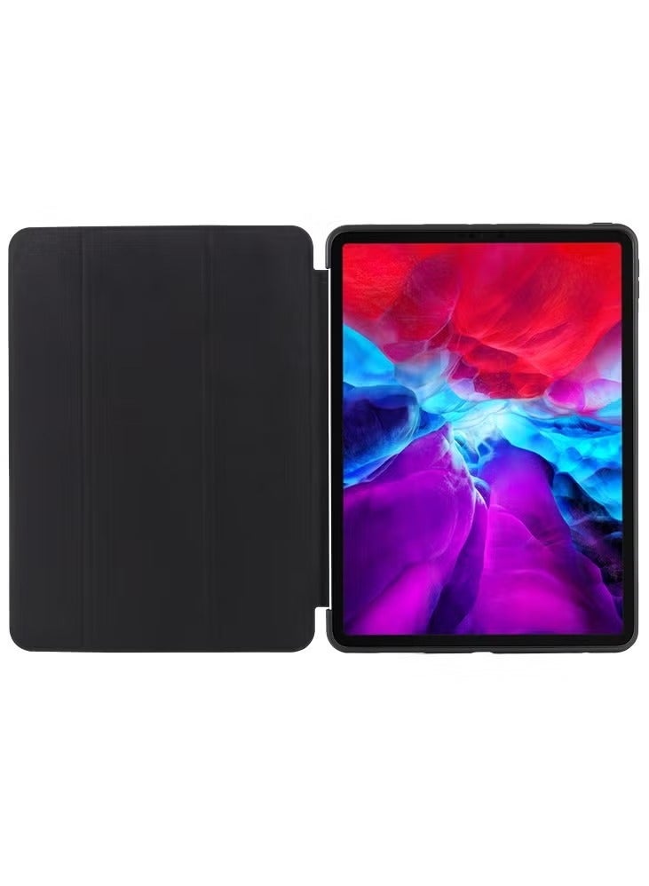 PROMASS iPad Pro 12.9 Inch Case 2022/2021/2020 6th/5th/4th Gen with Pencil Holder Smart iPad Case Support Touch ID and Auto Wake/Sleep with Auto 2nd Gen - Black - Image 4