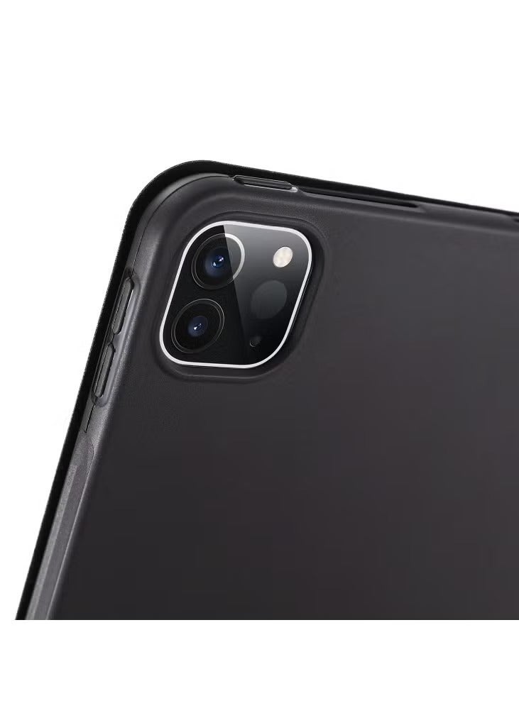 PROMASS iPad Pro 12.9 Inch Case 2022/2021/2020 6th/5th/4th Gen with Pencil Holder Smart iPad Case Support Touch ID and Auto Wake/Sleep with Auto 2nd Gen - Black - Image 5