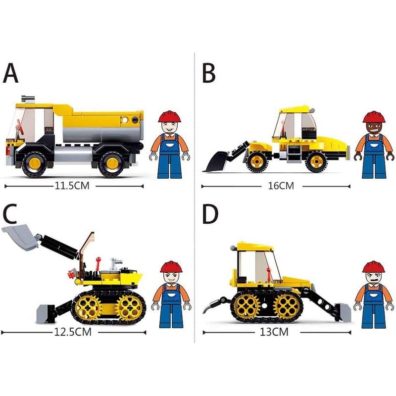 Sluban - Town Construcion Vehicles Collection Bricks Sets (Different Models) - M38-B0377 - Image 3