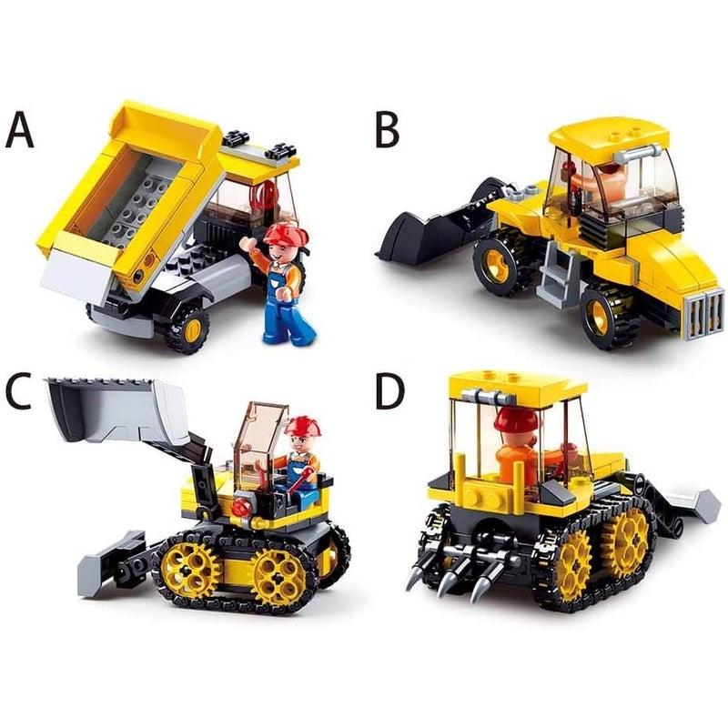 Sluban - Town Construcion Vehicles Collection Bricks Sets (Different Models) - M38-B0377 - Image 4