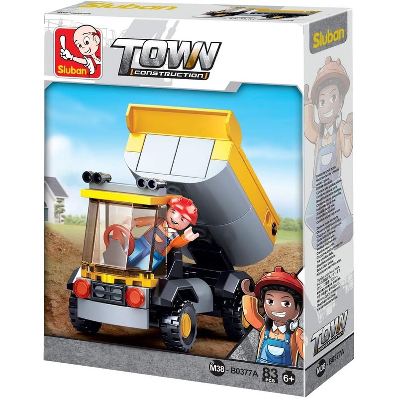 Sluban - Town Construcion Vehicles Collection Bricks Sets (Different Models) - M38-B0377 - Image 5
