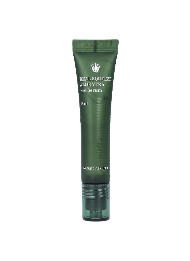NATURE REPUBLIC Nature Republic, Real Squeeze Aloe Vera Eye Serum, 0.5 fl oz (15 ml)  - Image 1