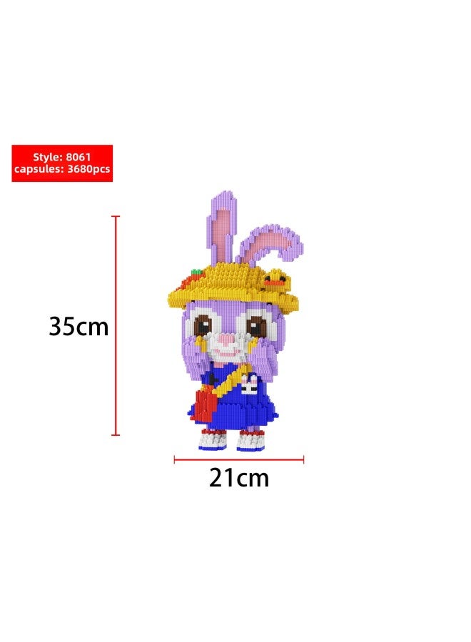 Yangpin Large Compatible Lego Series Small Particle Building Blocks Adult High Difficulty Puzzle Assembled Toys Wholesale-Color:61 Hat Star Dailou  - Image 1