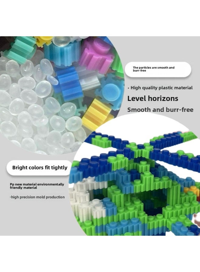 Yangpin Large Compatible Lego Series Small Particle Building Blocks Adult High Difficulty Puzzle Assembled Toys Wholesale-Color:61 Hat Star Dailou  - Image 4