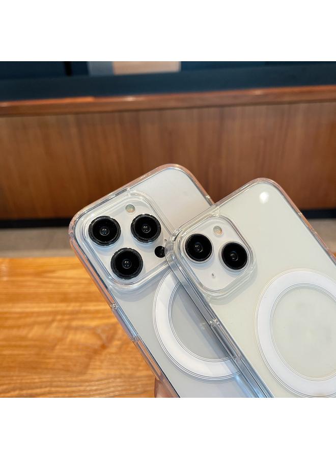 اس-توب جراب هاتف iPhone 15 من مادة TPU الشفافة المصنوعة من الأكريليك MagSafe - Image 4