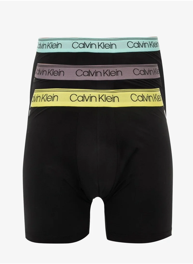 كالفن كلاين 3 Pack Of Logo Band Trunks