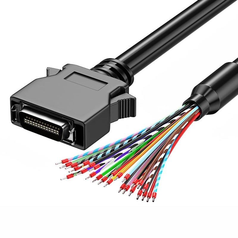 SCSI Data Cable Single Head with Terminals for Tape Libraries and Disk Arrays CN50P CN36P - Image 1