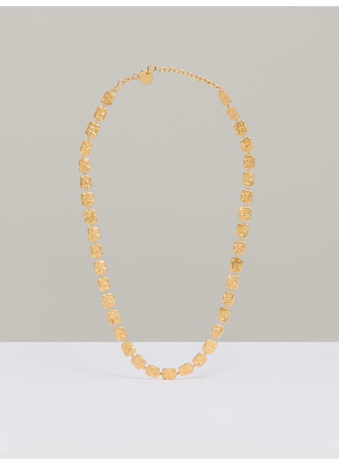REISS - Mila: Molten Square Necklace - Image 1