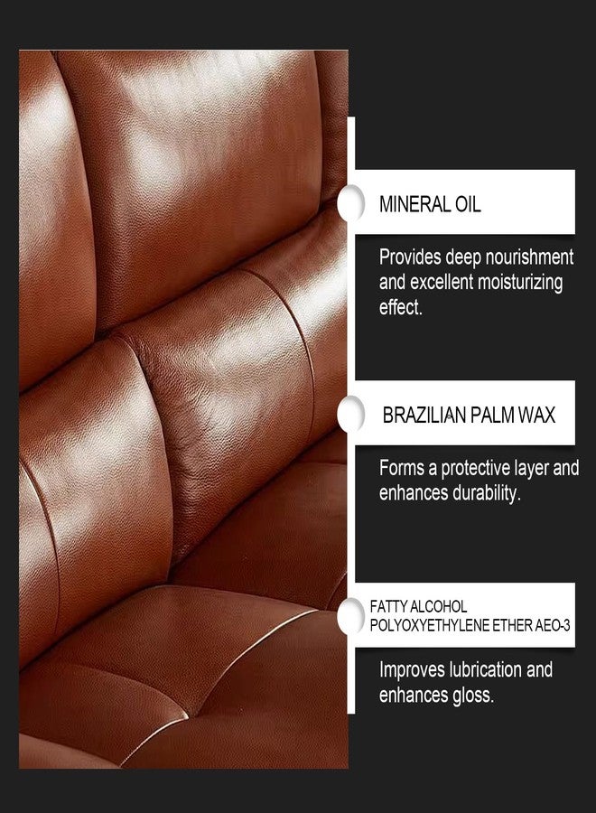 Traboto Leather & Furniture Repair Salve with Brush, Original Leathers Recoloring Balm Wood Cleaner, Wood Polish Wax, Household Upholstery Maintenance Kit for Home, Sofa, Car Seats - Image 2