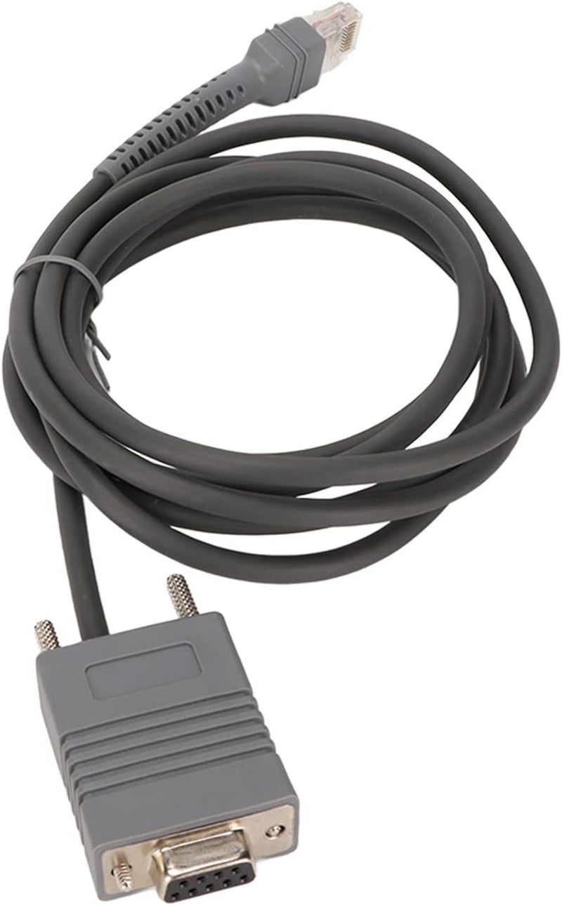 يسهل التعامل اليومي كابل RS232 تسلسلي من Qiilu، RJ45، ماسح ضوئي للباركود، معدات نقاط البيع، عالي الأداء لـ Symbol LS1203 LS4208 خفيف الوزن لا يثقل كاهل الأرفف سريع التجميع والتركيب - Image 5