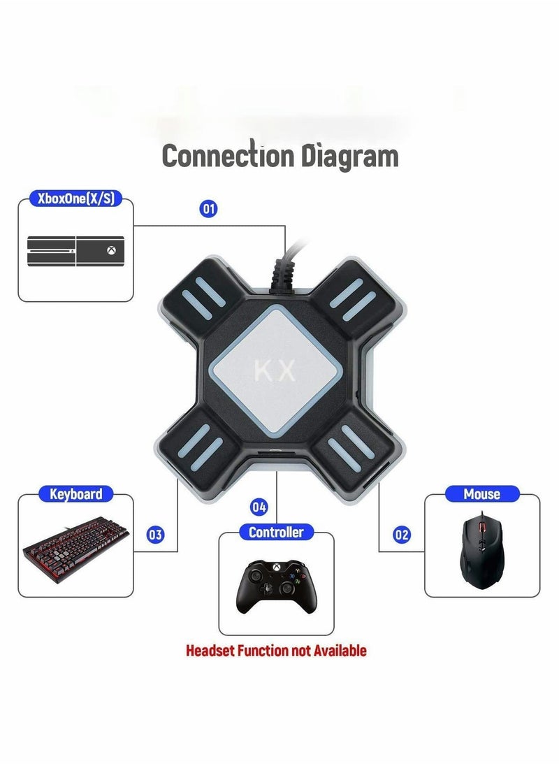 Generic - Mouse Keyboard Converter, Game Controller Adapter for USB 2.0 Mouse Portable Keyboard Adapter Compatible with PS4/Xbox One/N-Switch/PS3 - Image 1