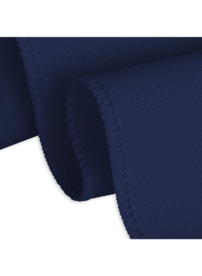 لينين تايبل كلوث مفرش للطاولة بنمط سادة أزرق كحلي 108بوصة - Image 2