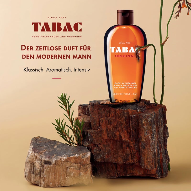 Tabac Original Bath and Shower Gel for Men by Maurer & Wirtz, 13.6 Ounce - Image 2