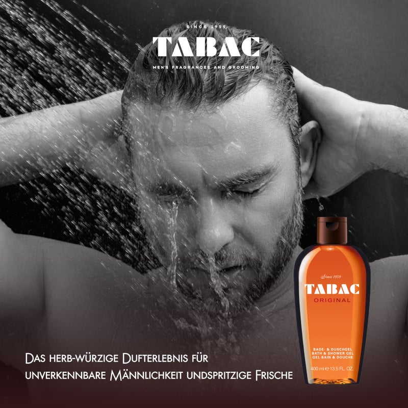 Tabac Original Bath and Shower Gel for Men by Maurer & Wirtz, 13.6 Ounce - Image 4