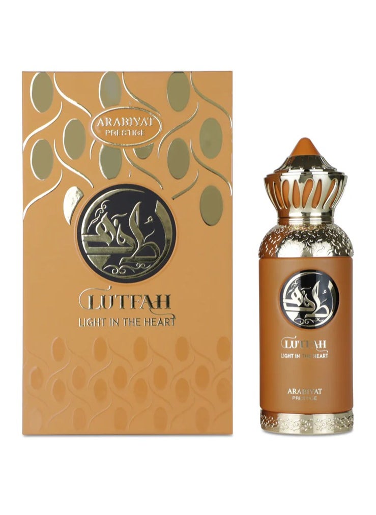 ARABIYAT PRESTIGE  - Lutfah Light in the Heart Eau De Parfum - 80ml | Elegant, Warm & Long-Lasting for men - Image 1