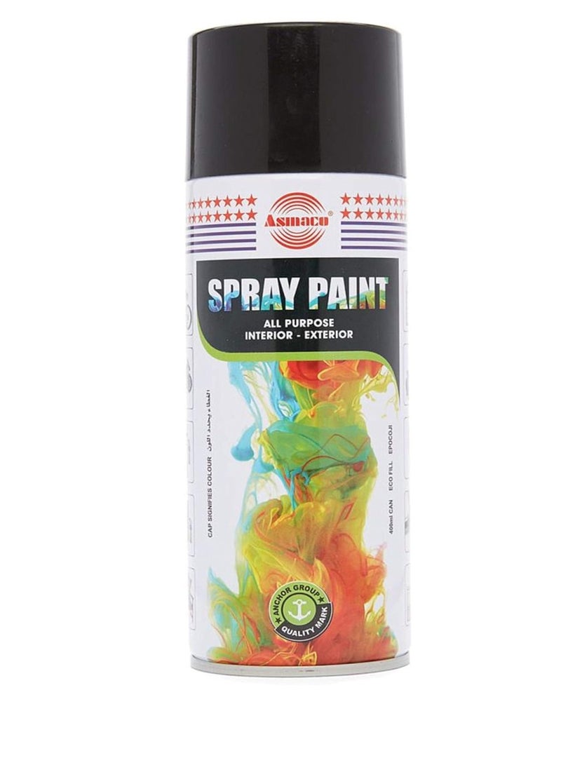 Asmaco Spray Paint Black - Image 1