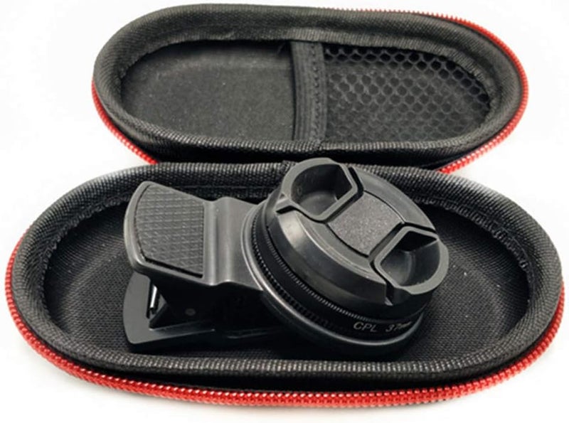 CfoPiryx 37mm CPL Filter, Universal Circular Polarizer Lens Filter, Cell Phone Lens Accessory Kit, Includes CPL Lens and Lens Clip - Image 2