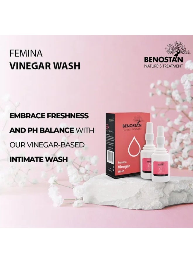 بينوستان غسول فيمينا للمنطقة الحساسة بالخل - 150 مل - عبوة من قطعتين - Image 4