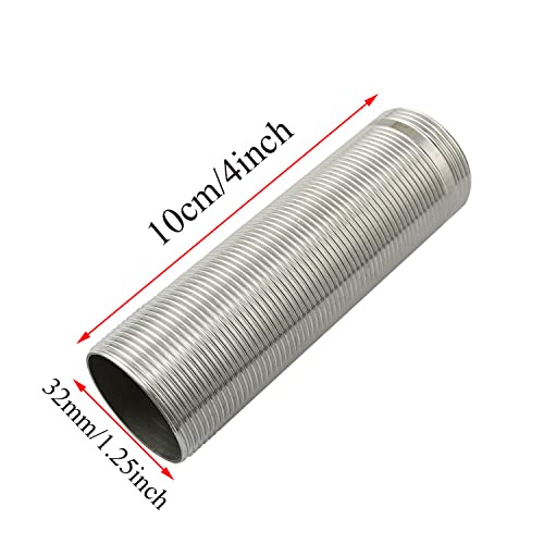 PZRT Faucet Mount Extension Shank Bathroom Installation Faucet Accessories Lengthen Fixed High Foot Stainless Steel Basin Faucet Fittings Tap 4" x 1.25" - Image 2
