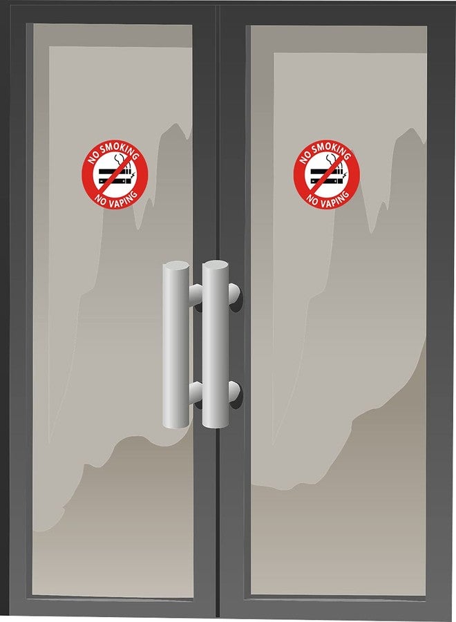 Besttile No Smoking No Vaping Sign Sticker, 15 Pcs No Smoke Labels for House,Home & Business. - Image 3