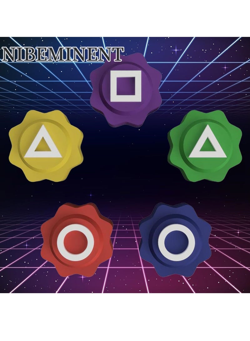 NIBEMINENT طقم ألعاب شعبية كورية 5 عبوات 2025 لعبة رمي النرد والتقاط الحجارة، لعب تقليدي للعائلة والسفر - Image 4