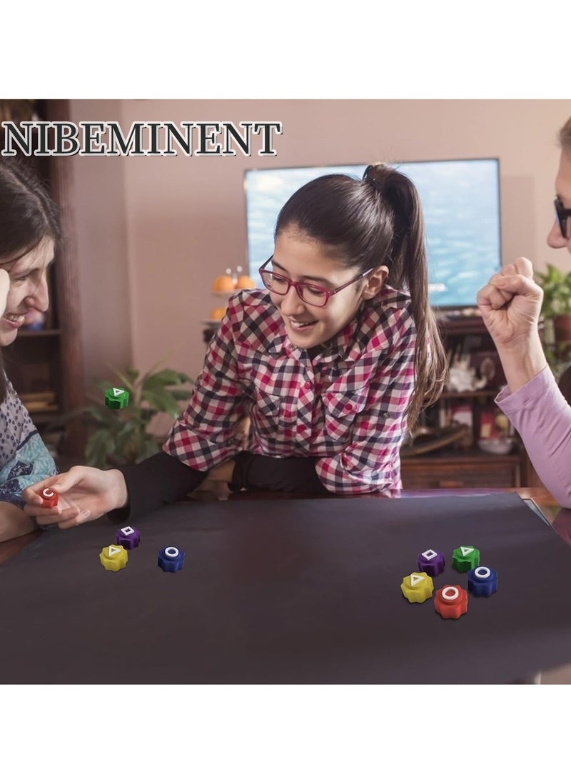 NIBEMINENT طقم ألعاب شعبية كورية 5 عبوات 2025 لعبة رمي النرد والتقاط الحجارة، لعب تقليدي للعائلة والسفر - Image 5