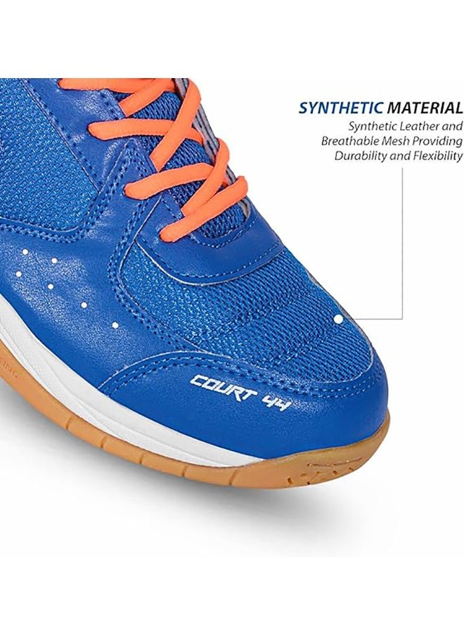 DSC Court 44 Badminton Shoes | 9 UK / 10 US / 43 EU | For Men and Boys | With Natural Crape Rubber Non Marking Outsole - Image 1