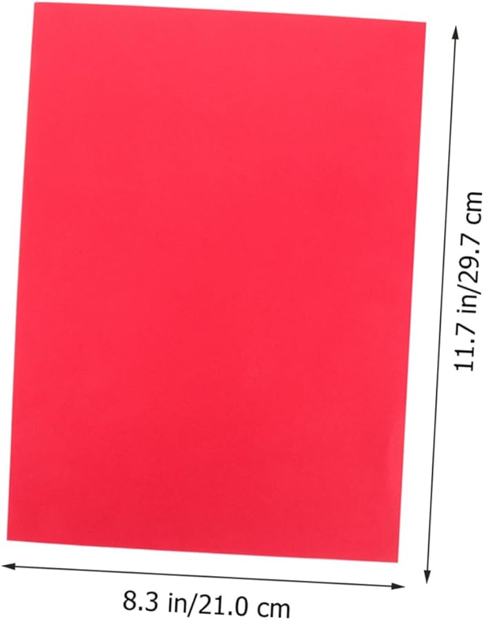 ورق مقوى مرسوم باليد 100 ورقة مقاس A4 لمشاريع الحرف اليدوية المدرسية والحفلات - Image 5