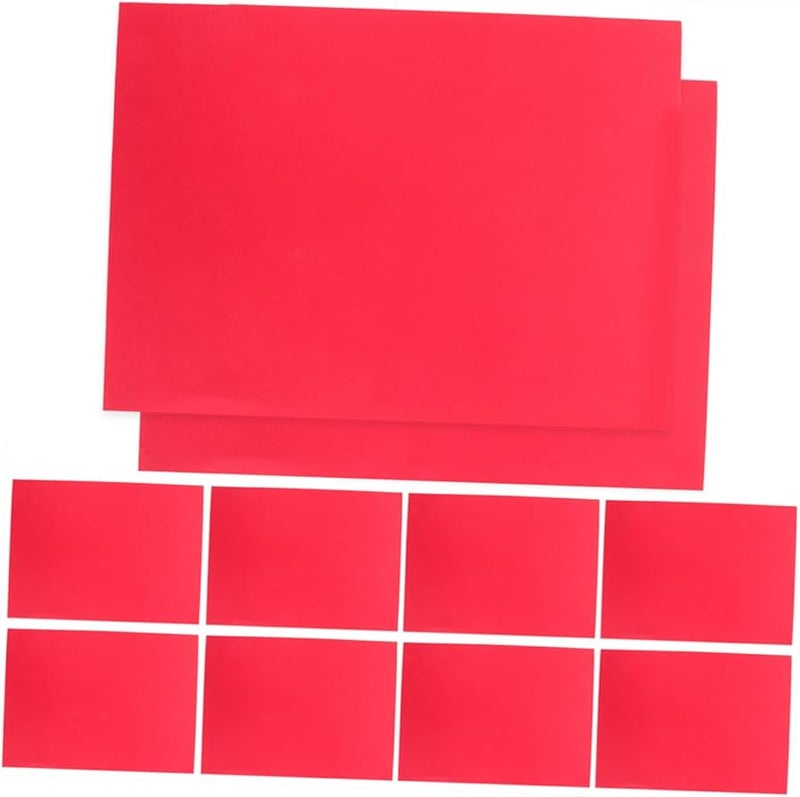 ورق مقوى مرسوم باليد 100 ورقة مقاس A4 لمشاريع الحرف اليدوية المدرسية والحفلات - Image 2