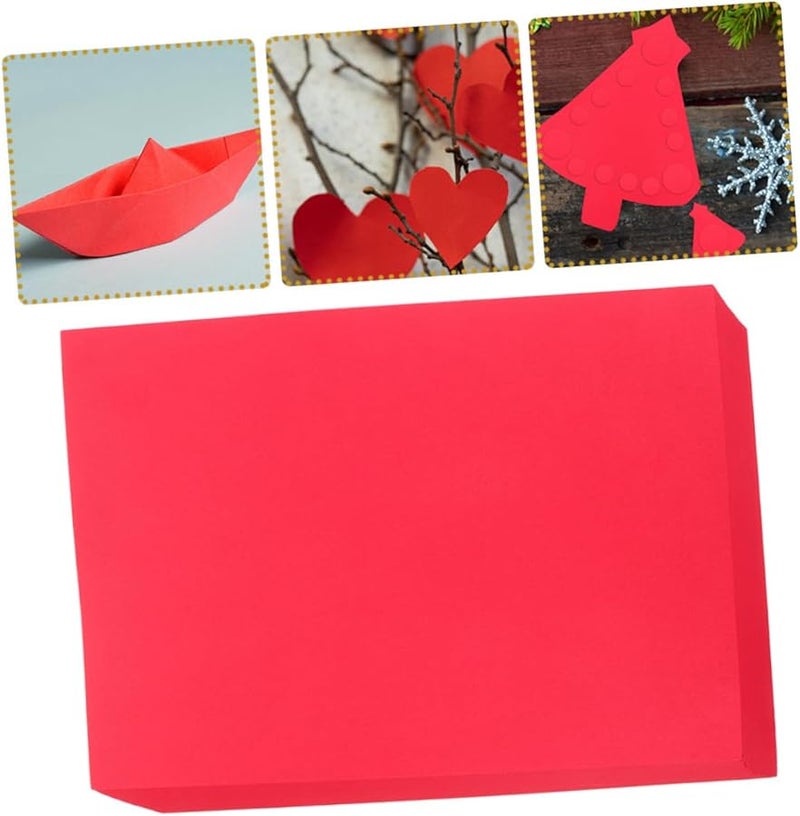 ورق مقوى مرسوم باليد 100 ورقة مقاس A4 لمشاريع الحرف اليدوية المدرسية والحفلات - Image 4