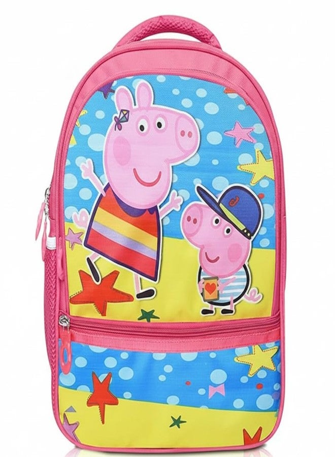 Stylbase Cartoon Printed School Bag for Boys and Girls | Waterproof Backpack Bag for Travelling Sports | Kids Bag Ideal for UKG Nursery 1st Class | School Bags for 5 7 Years 15 Inches - Image 1