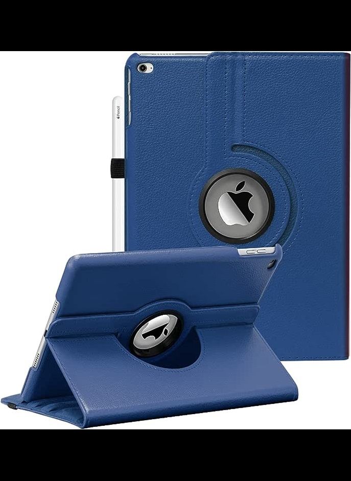 vesus 9.7 inch ipad Case Fit iPad 9.7 2018 2017 / iPad Air 2 / iPad Air - 360 Degree Rotating Case Cover for iPad 9.7'' (5th Generation, 6th Gen) / iPad Air 2 / iPad Air with Auto Sleep Wake (Navy Blue)