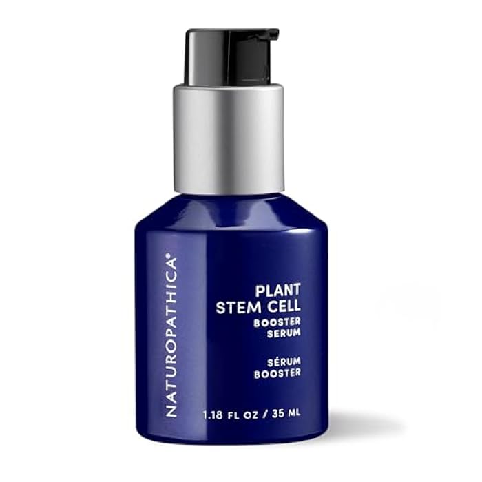 Naturopathica Plant Stem Cell Booster Serum, Daily Anti-Aging Face Serum to Smooth Fine Lines, Firming Facial Serum Helps Plump & Protect Skin, 1.18 fl oz - Image 1