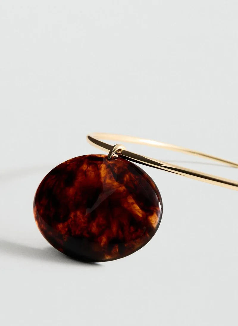 مانجو Rigid collar with circular beading