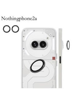 SNBFA 1 Pack Camera Lens Protector For Nothing Phone 2a, Full Coverage Tempered Glass Camera Lens Protector Anti-scratch Phone Accessory Compatible with Nothing Phone 2a  - Image 3