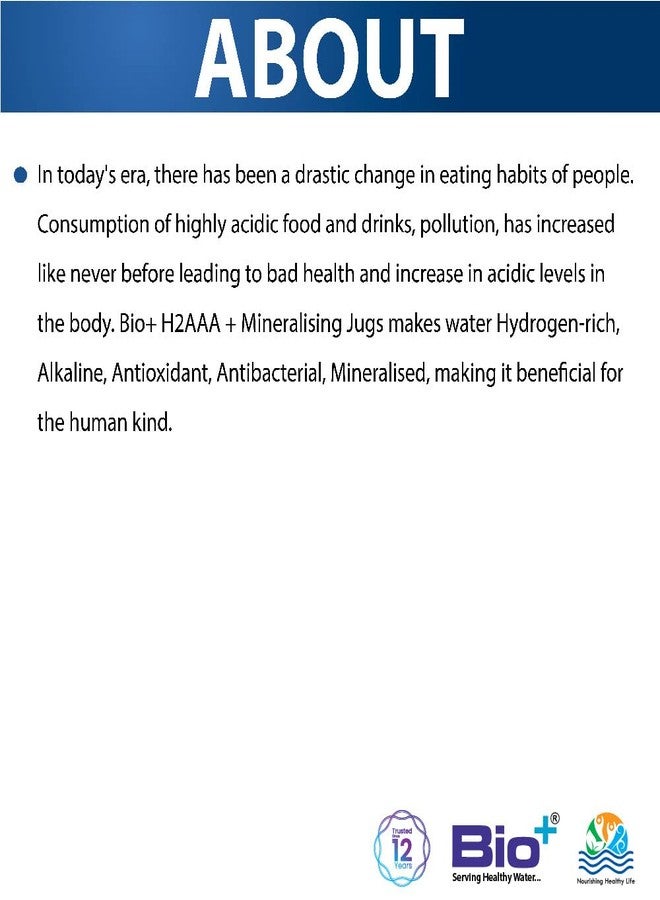 BioPlus Bio+ Antioxidant, Hydrogen-rich, Alkaline, Mineralising H2AAA + Mineralising Water Joss Jug Green - 6000 Liter - Image 4