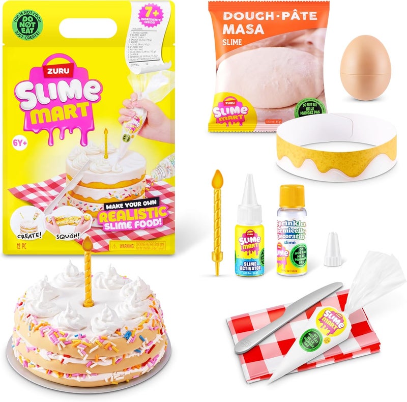 ZURU Slime Mart Dessert Small Shopping Bag – Birthday Cake, Series 2 - Image 1