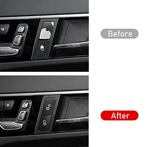 Jaronx Compatible with Mercedes Benz Door Lock Switch Button Replacment, Door Lock Control Buttons for B-Class W246,C-Class W204,E-Class W212,ML W166,CLA W117,GLK X204,GL X166,CLS (Passenger Side) - Image 2