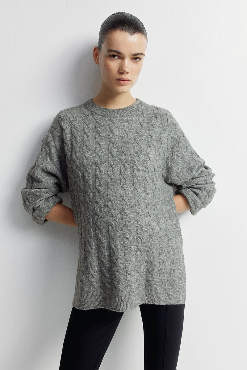 H&M Mama Cable-Knit Jumper