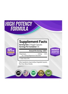 Toplux Magnesium Glycinate 525mg 90 Capsules  - Image 2