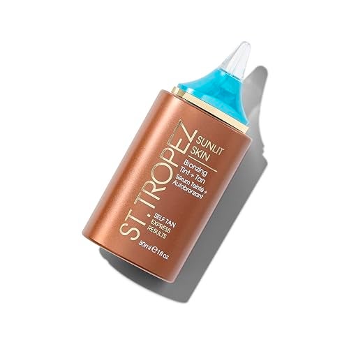 St.Tropez Sunlit Skin Bronzing Tint and Liquid Bronzer For Face & Skin, Creates A Sun-Kissed Glow with Hyaluronic acid, 1 FL OZ - Image 1