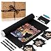 Tektalk HigherCapacity Design with 6 Felt Sorting Trays Jigsaw Puzzle Rollup Mat in Delicate Packaging Box with Hand Pump for Saving and Storing for 2000 1500 1000 500 Jigsaw Puzzle Pieces - Image 3
