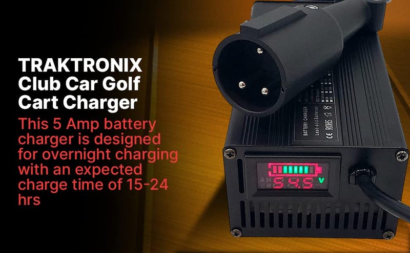 Traktronix Club Car Golf Cart Battery Charger with Display 48 Volt - Image 2