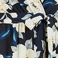 MELA LONDON Floral Print Wrap Dress